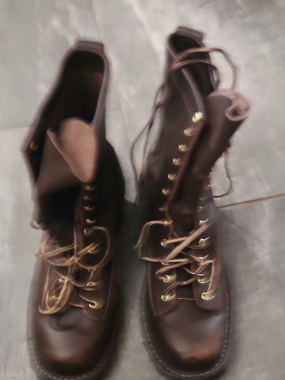 White's Handmade Men's Brown Lace-Up Leather Work Boots